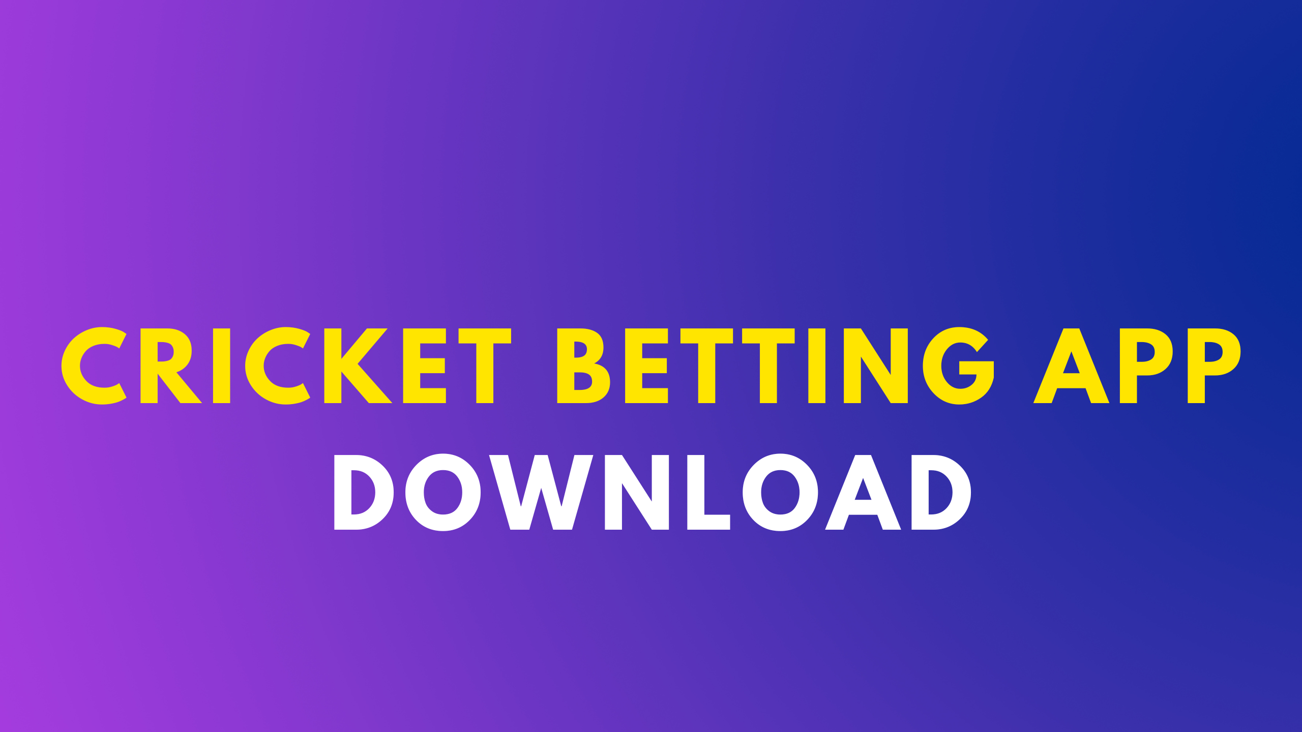 cricket betting apps in India