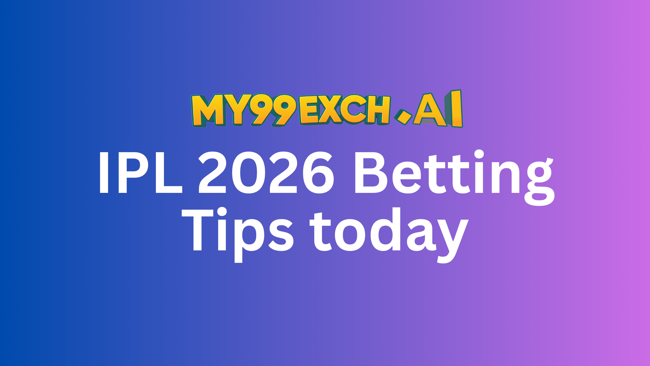 IPL 2026 betting tips today