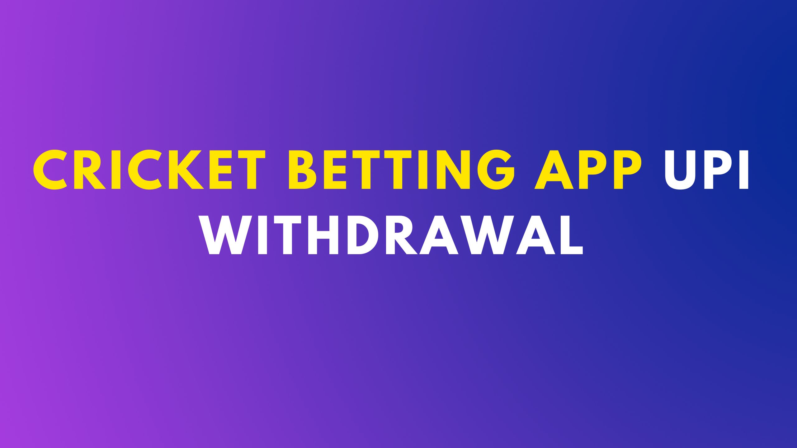 cricket betting app