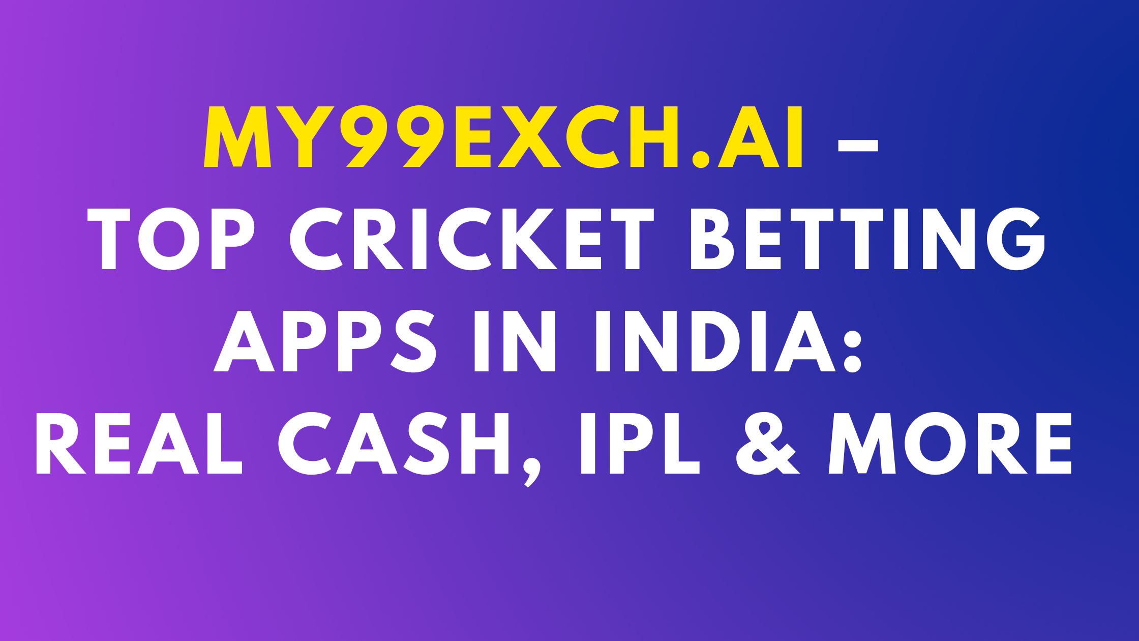 top 10 cricket betting apps in India