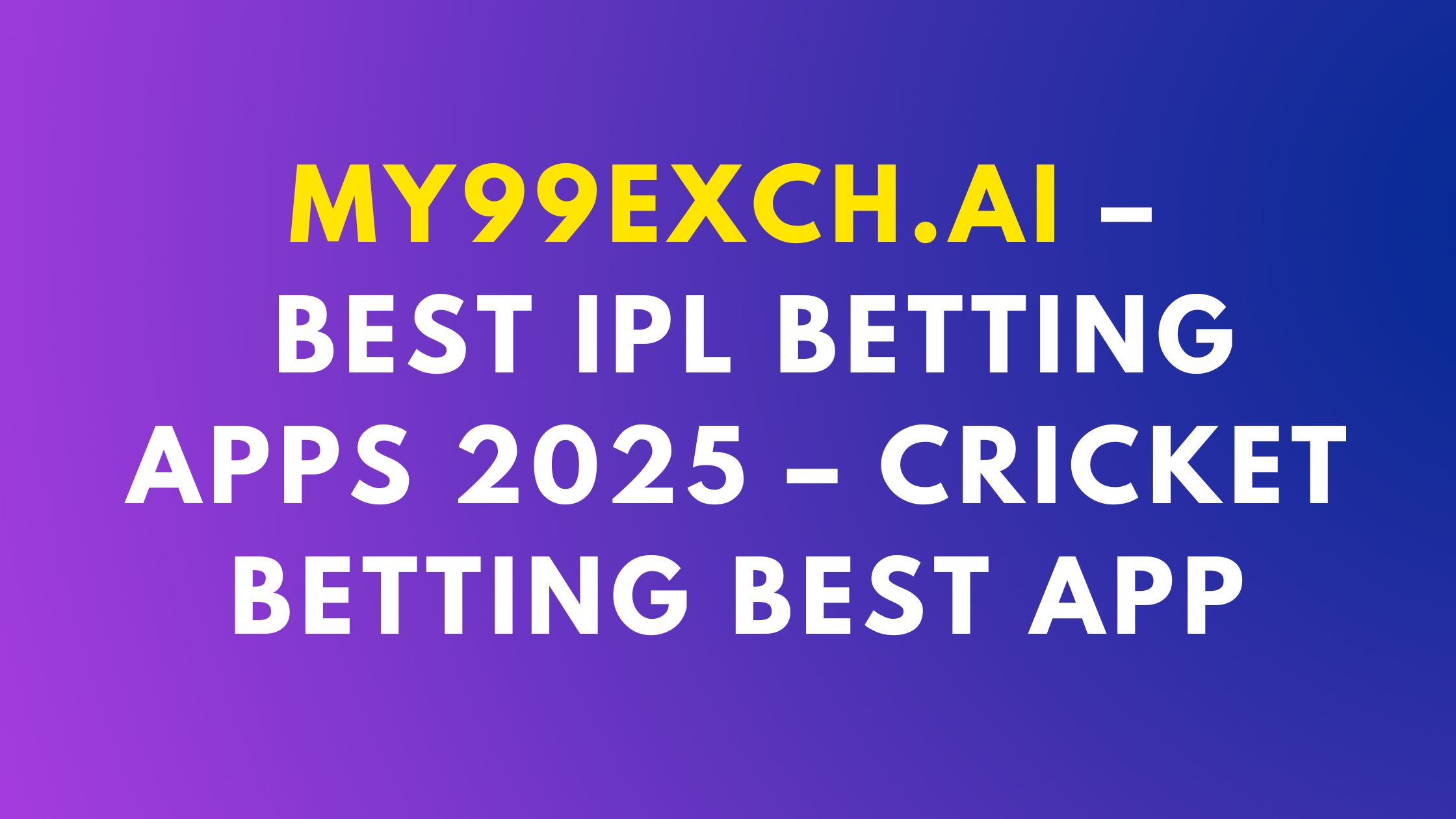 best cricket betting app