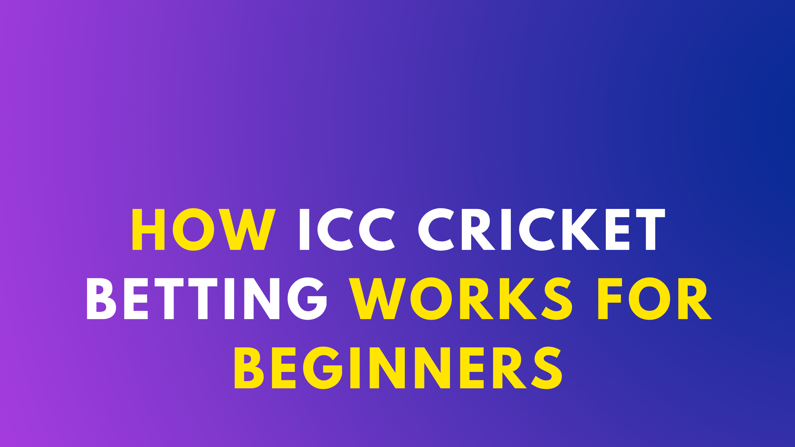 icc cricket betting