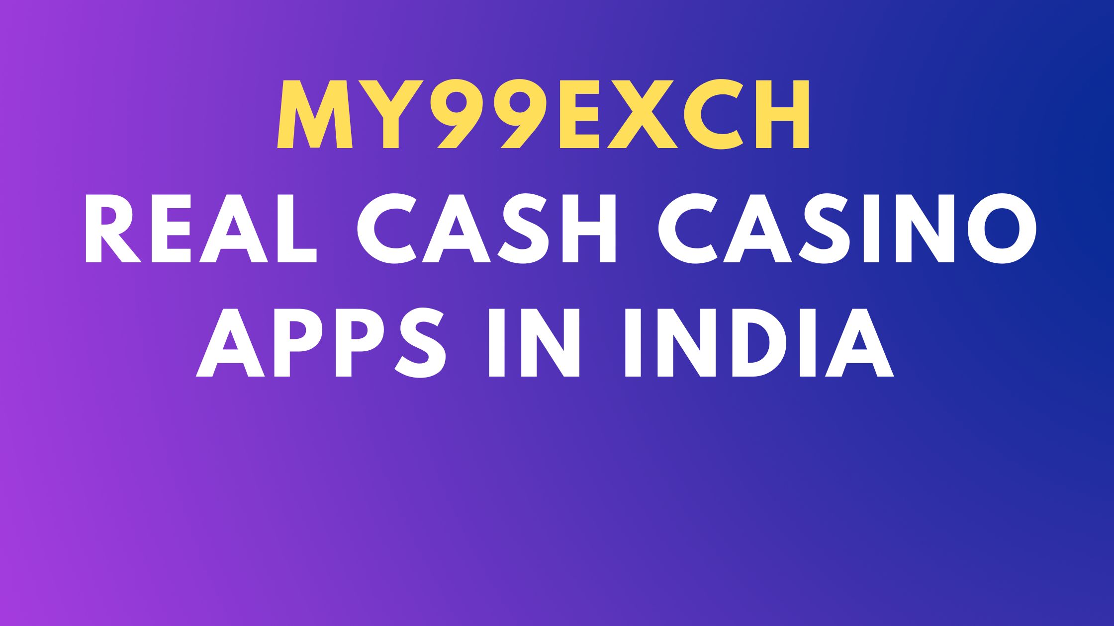 real cash casino apps in India