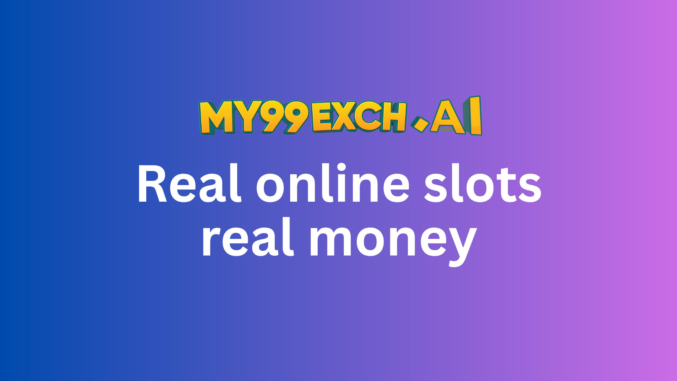 Real online slots real money