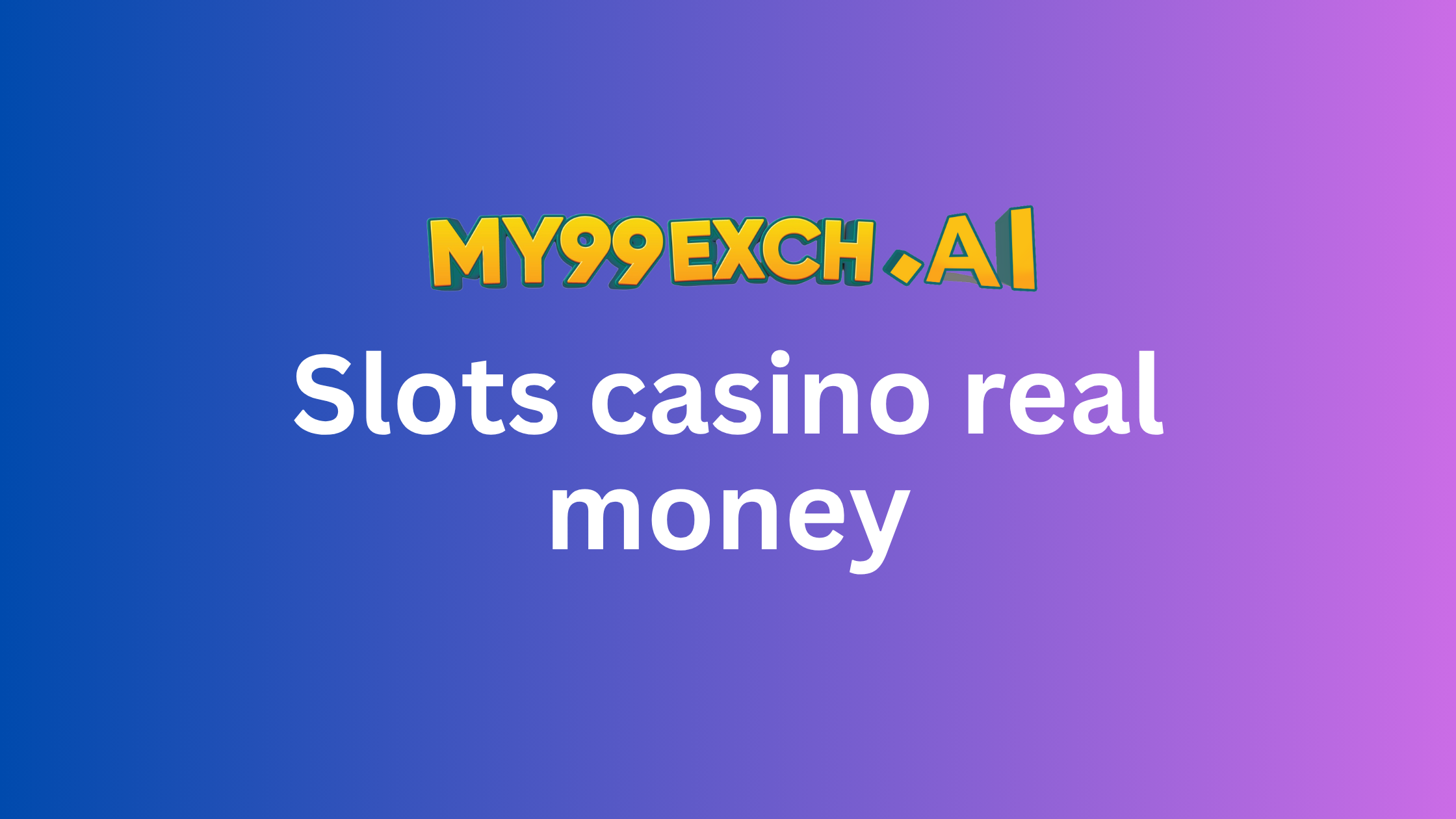 Slots casino real money