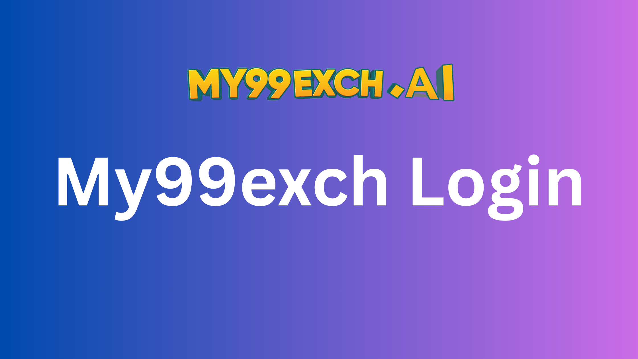 my99exch Login